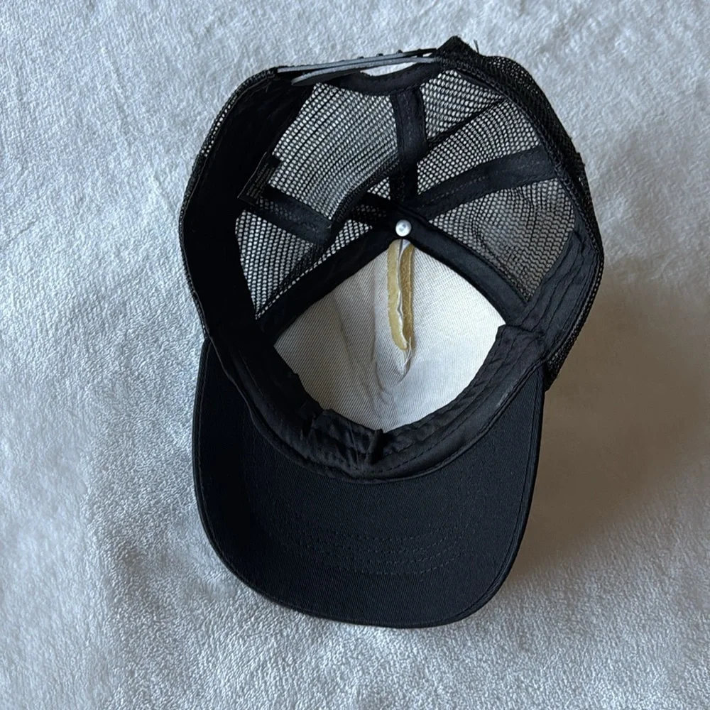Black and white rhino Fort Worth zoo kids cap